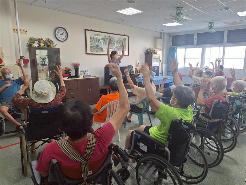 體適能活動,宜福住宿長照機構