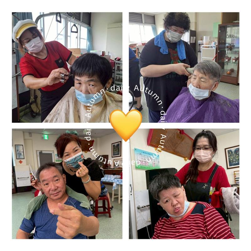 愛心義剪活動,宜福住宿長照機構